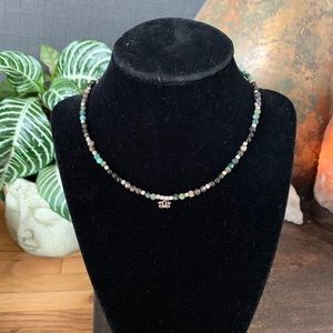 Crystal bead necklace